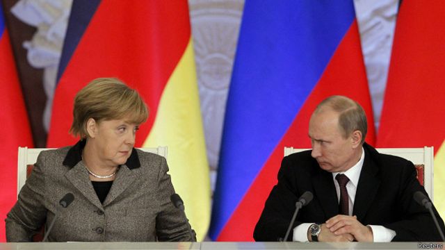 Putin lanzó una advertencia a los que 'arrastran a países europeos, incluida Alemania, a una nueva guerra con Rusia'.