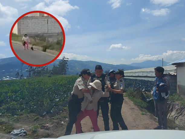 Madre maltrāta a su hijo, sucedió en Ambato. Luego la policía logró rescatar al pequeño y ya se encuentra a salvo.