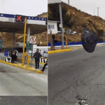Maestros “liberan” caseta de cobro Tijuana-Tecate como parte de su protesta