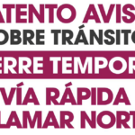 Suspenderán circulación en Vía Alamar Norte por obras pluviales en Tijuana